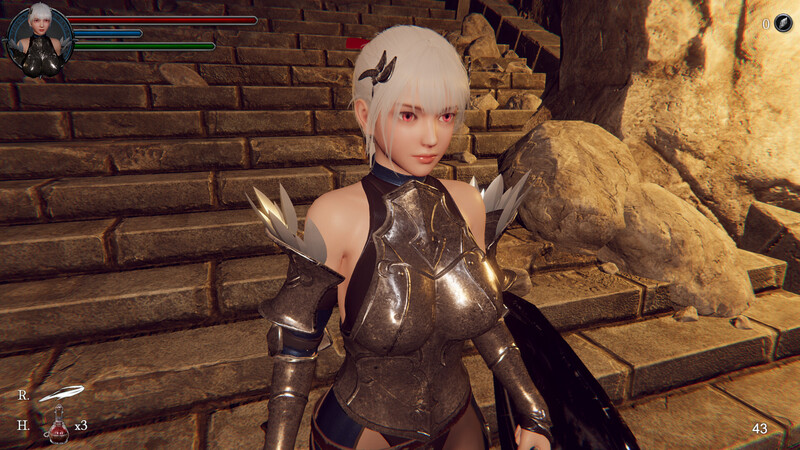ST12月新作【爆款ACT/3D作品/全动态】地下城的女骑士（地下城の女騎士）STEAM官中步兵【3.40G】