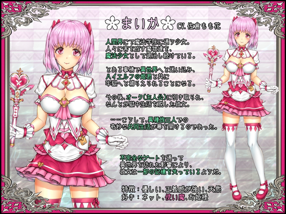 少女異種間獄 ～魔法少女&エルフ姫、オークと過ごす異世界性活～ [オトギ堂]